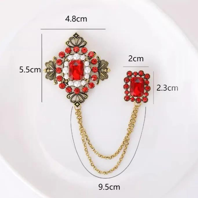The Empress Chain Brooch