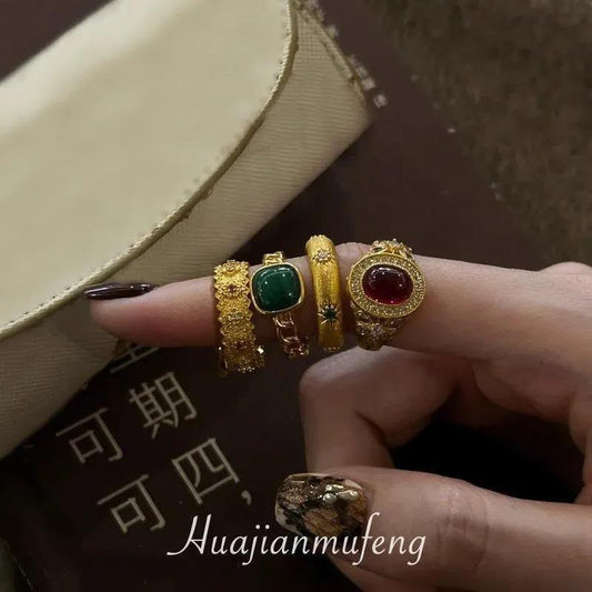 The Émeraude Ring Set